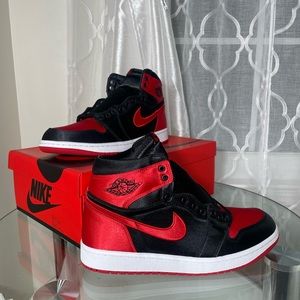 Size 11 - NWT Jordan 1 Retro High 'Satin Bred' WMNS